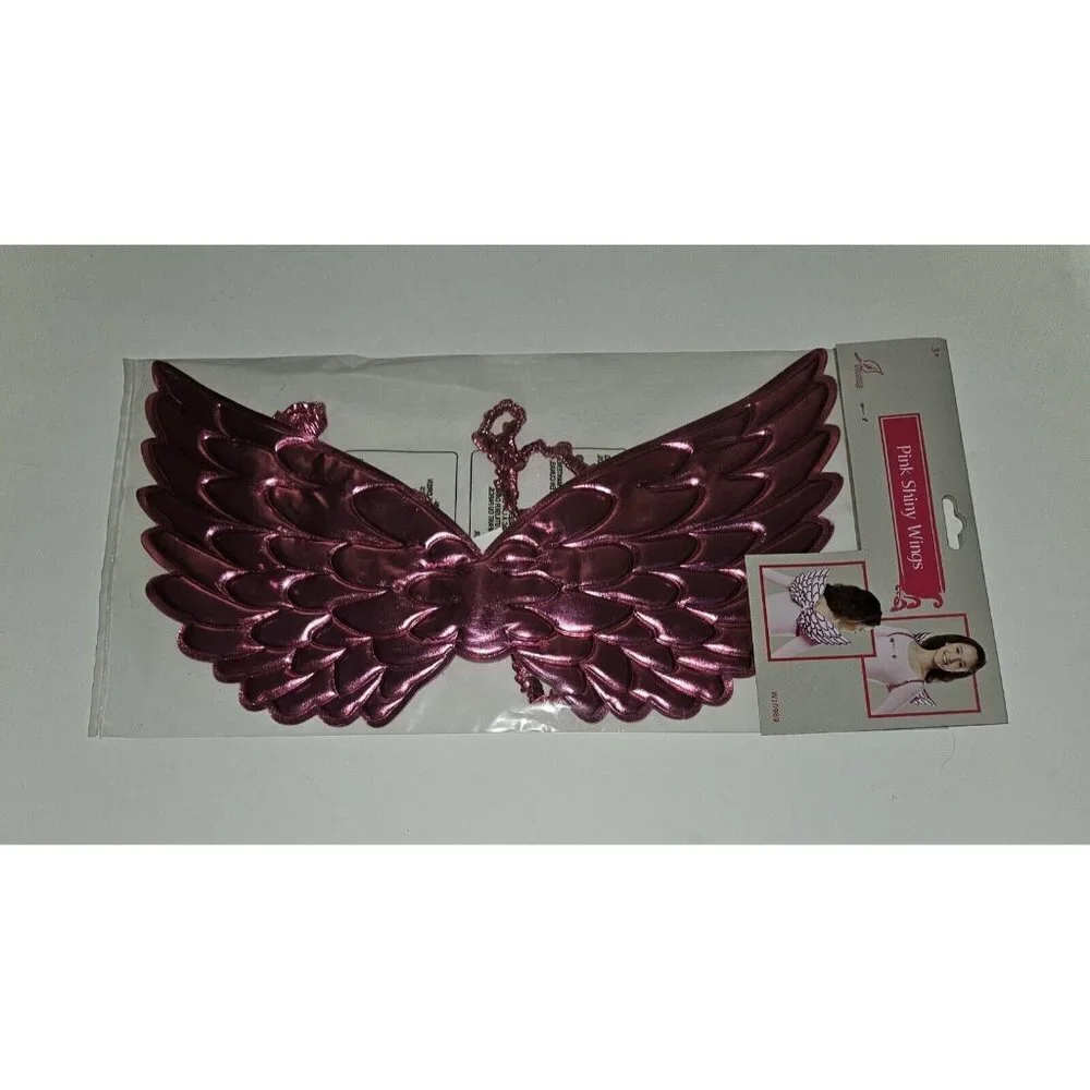 NEW Pink Shiny Wings Child One Size OS Halloween Cosplay Accessory Seasons